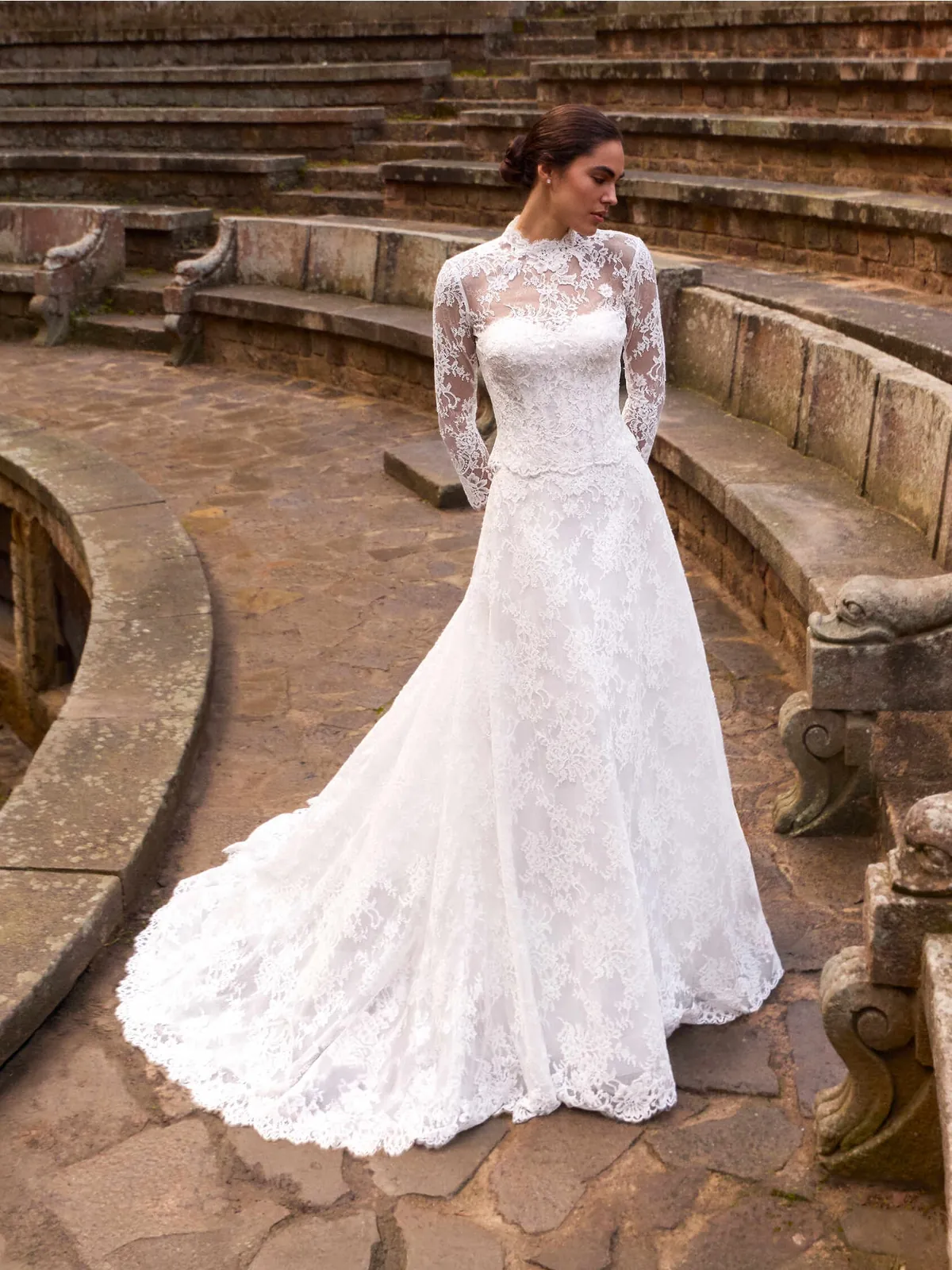 Sweetheart A-Line Lace Detachable Jacket Bridal Gown